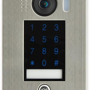 VFC-1-KL-ZAP – zápustná venkovní jednotka s fisheye kamerou a dotyk. klávesnicí