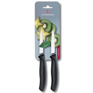 Sada univerzálních krátkých nožů Victorinox® – 2 ks, zoubkovaný 8cm