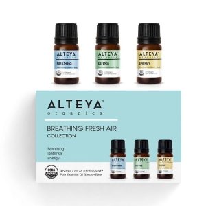 Set esenciálních olejů "čerstvý vzduch" Alteya Organics (3 x 5 ml)