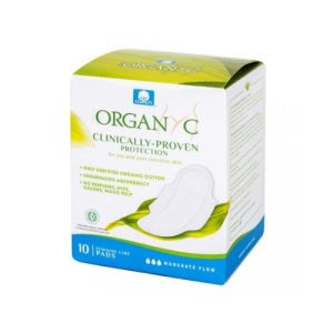 Dámské vložky s křidélky Organyc 10ks