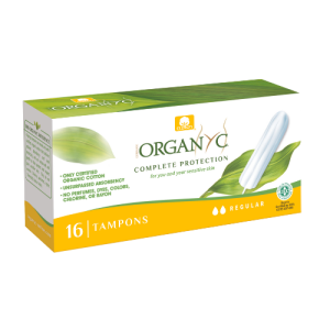 Menstruační tampony regular Organyc 16ks