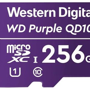 WDD256G1P0C – paměťová karta MicroSDXC 256GB, WD Purple