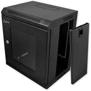 WM.3209.B – 10″ nástěnný, 9U, 350 x 270, sklo