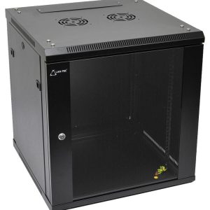 WM.6612.B – nástěnný, složený, 12U, 600 x 600, sklo