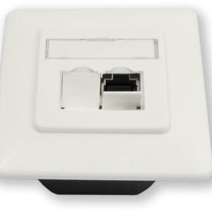 WO-832 smart C6/S 2P – osazená 2 porty, stíněná do krabice