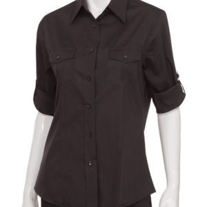 Dámská číšnická košile Chef Works – 2 barvy černá,L