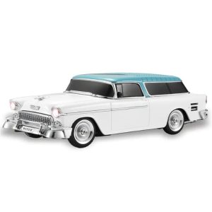 WSTER 1955 Reproduktor Bluetooth ve tvaru Chevrolet Nomad, port USB, slot na kartu TF, bílý