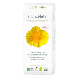 Dámské vložky ECO by Naty – noční 10ks