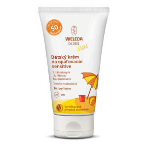 Dětský krém na opalování SPF 50 Sensitive Weleda 50 ml