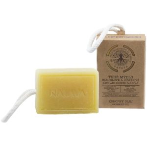 Tuhé mýdlo koupelové a sprchové Konopný olej NATAVA 100g