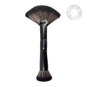Oboustranný veganský štětec: Štětec na make-up a rozjasňovač Emani