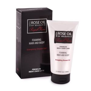 Energizující sprchový gel s růžovým olejem pro muže Regina Roses 150 ml