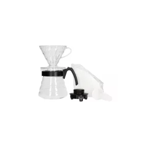 Hario sada V60-02 Pour Over Kit plastový čirý