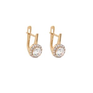 Zlaté dámské náušnice RITA yellow