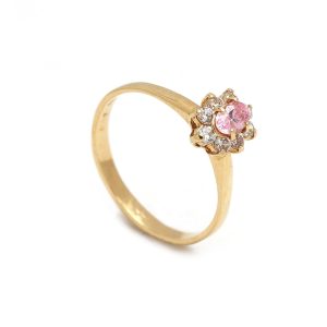 Zlatý dámský prsten Ginevra