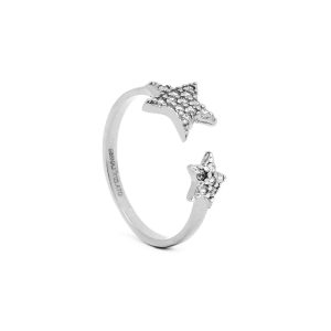 Zlatý dámský prsten KAPRIEL white