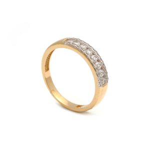 Zlatý dámský prsten SAVINA