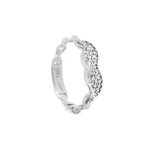 Zlatý dámský prsten Shemal white