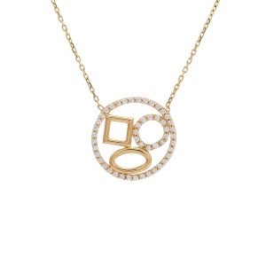 Zlatý náhrdelník RAINBOW