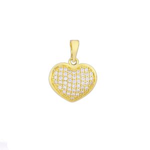 Zlatý přívěsek HEART