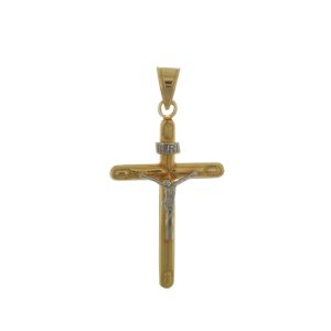 Zlatý přívěsek s ukřižováním Krista