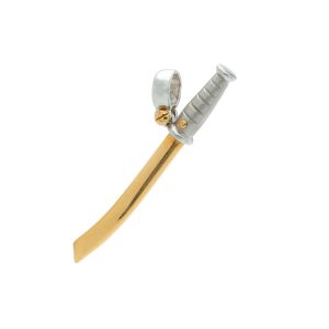 Zlatý přívěsek MEČ