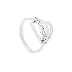 Zlatý prsten SOFINIA white