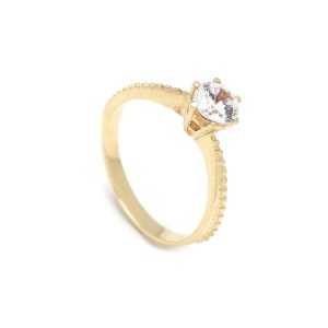 Zlatý zásnubní prsten AMARYLLIS