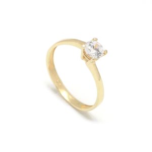 Zlatý zásnubní prsten CLOVER