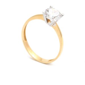 Zlatý zásnubní prsten Conchita