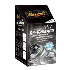 Meguiar’s Air Re-Fresher Odor Eliminator Black Chrome Scent 71 g