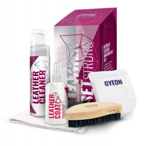 Set na čištění velmi špinavé kůže Gyeon Q2M Leather Set STRONG
