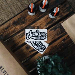 Samolepka vLesku.cz (Dark)