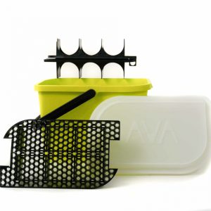 Set kbelíku na mytí auta AVA Car Care Bucket Green