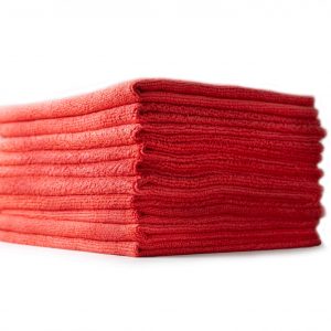 Set 10 kusů mikrovláknových utěrek Otrokyně Červené (41 x 41 cm)