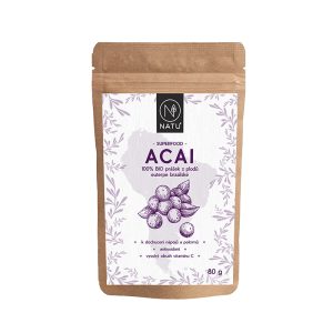 NATU Acai prášek 80 g BIO