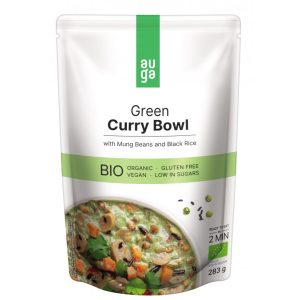 Auga Green Curry Bowl se zeleným kari, mungem a černou rýží 283 g BIO
