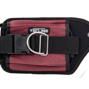 Tecline Kapsa Na Závaží Levá Comfort – S Vnitřní Kapsou (max. 4kg) D-kroužkem, šroubem Matkou červený Kevlar