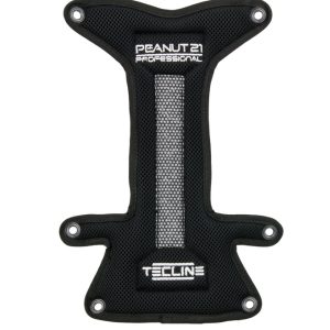 Tecline Polstrování Backplate "h" Professional šedý Kevlar – S Kapsou Na Bójku