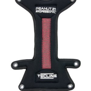 Tecline Polstrování Backplate "h" Professional červený Kevlar – S Kapsou Na Bójku