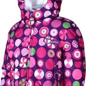 bunda zimní s kožíškem, Pidilidi, PD979, růžová – 92 | 2roky