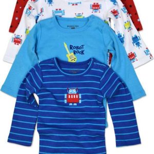 body kojenecké 4pack, s dlouhým rukávem, Pidilidi, PD1004, kluk – 74/80 | 9-12m