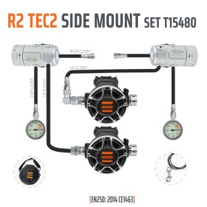 Tecline Regulátor R2 Tec2 Sidemount Sada