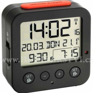 Digitální budík s hodinami řízenými DCF signálem TFA 60.2528.01 BINGO