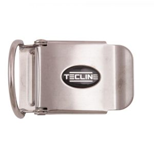 Nerezová Přezka Na Opasek S D-ringem A Logem Tecline