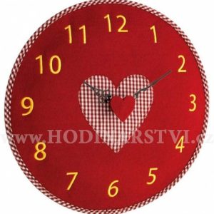 Nástěnné hodiny s motivem srdce TFA 60.3025.05