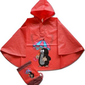 Pelerína Krtek, Pidilidi, PL0002-08, červená – 104 | 4roky