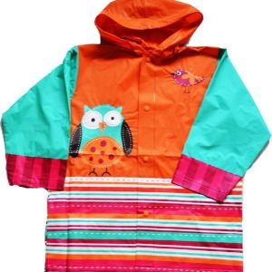 Pláštěnka PVC sova, Pidilidi, PL0048-01, holka – 98/104 | 3/4let