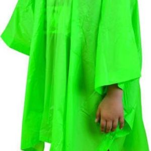 poncho PVC neonová, Pidilidi, PL0066-19, zelená – dospělá