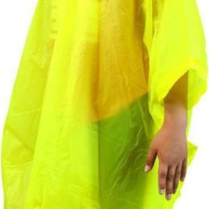 poncho PVC neonová, Pidilidi, PL0066-20, žlutá – dětská